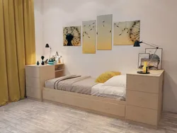 Şəkil bir yataq otağı çarpayısı