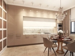 Kitchen latte in the interior
