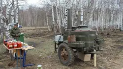 Army field kitchen photo