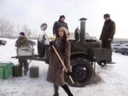 Army field kitchen photo