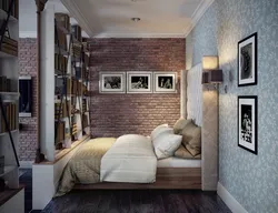 Kvartira fotosuratidagi loft devorlari