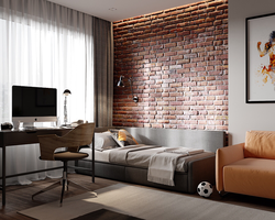 Mənzil Fotoşəkilində Loft Divarları