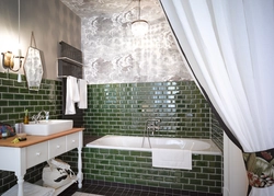 Bath with high ceilings photo