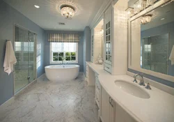 Bath with high ceilings photo