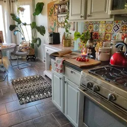 Boho mətbəx dizaynı