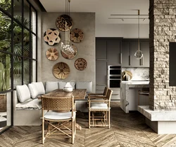 Boho mətbəx dizaynı