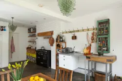 Boho in the kitchen interior