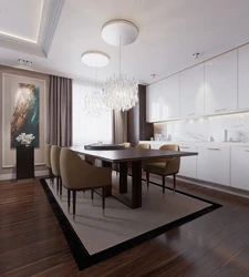 Photo of suspended ceilings kitchen living room lamps