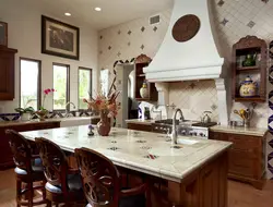Mediterranean kitchen design photo