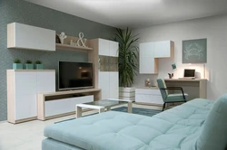 Modular living rooms in the room photo