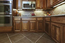 Kitchen floor photo apron