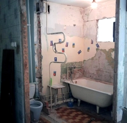 How To Combine A Toilet With A Bathroom In Khrushchev Photo