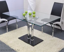 Photo Of Glass Kitchen Tables