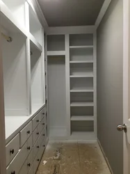 Narrow storage rooms in the apartment photo