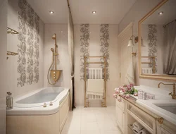 Interior Of A Standard Bathroom