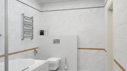 Bathroom design with tiles 60 by 30