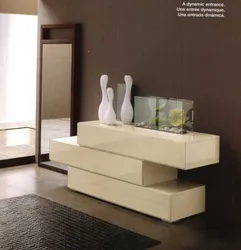 Тумбы для пярэдняга пакоя ў сучасным стылі