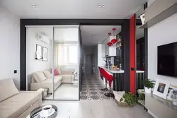 Design Of A One-Room Apartment 36 Sq M With A Balcony