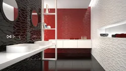 Vanna Otağı Dizaynı Qırmızı Və Qara