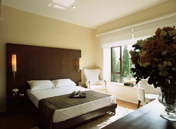 Bedroom with armchair design
