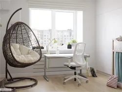 Bedroom with armchair design