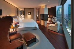 Bedroom with armchair design