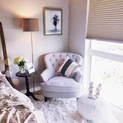 Bedroom with armchair design