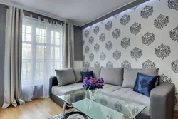 How to choose curtains for the living room according to the color of the wallpaper photo