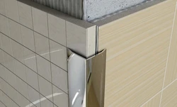 External corner in the bathroom photo