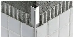 External corner in the bathroom photo
