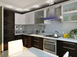 Künc mətbəxi 20 kv m dizayn şəkli