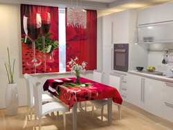 Photo of kitchen curtains