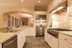 Kitchen design beige apron
