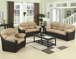 Upholstered furniture for apartment photo