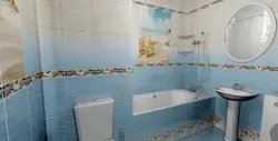 Дизайн ванной комнаты листовыми панелями