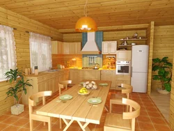 Photo of the kitchen on the site