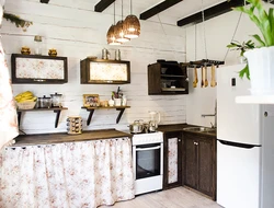 Photo of the kitchen on the site
