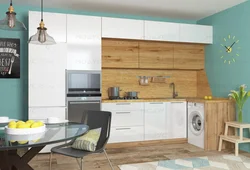 Oak wool kitchen photo