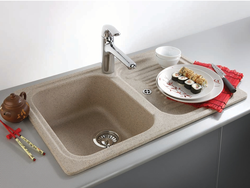 Photo of artificial kitchen sinks