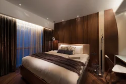 Bedroom In Chocolate Tones Design