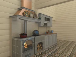 Kitchen Design With Stove Heating