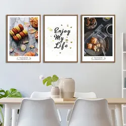 Posters On The Wall For The Kitchen Interior