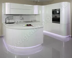 Rounded kitchen design