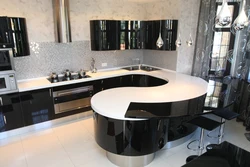 Rounded kitchen design