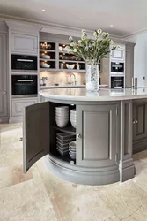 Rounded kitchen design