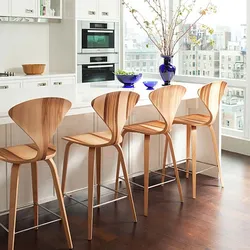 Wooden chair design for kitchen