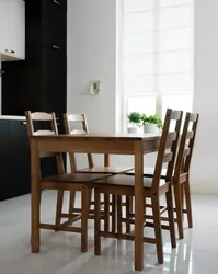 Wooden chair design for kitchen