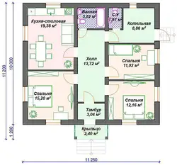 Three bedroom house design