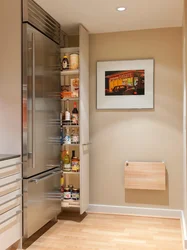 Refrigerator in the hallway design photo