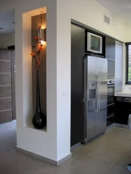 Refrigerator in the hallway design photo